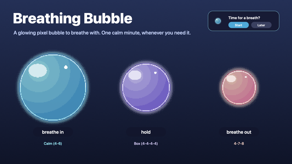Breathing Bubble